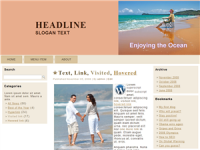 Enjoying The Ocean Templates